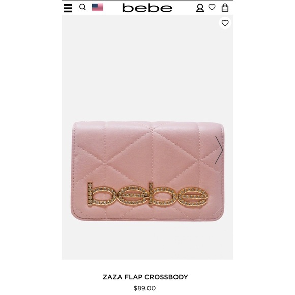 - Bebe ZAZA FLAP CROSSBODY Retail: $89.00 - Picture 5 of 8